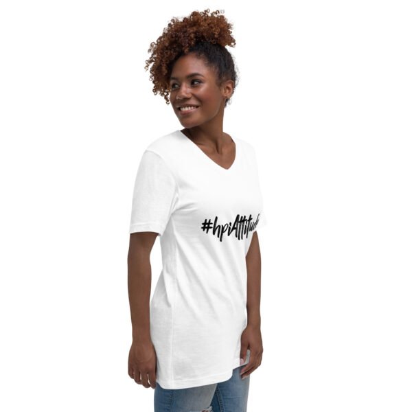 T-shirt Unisexe Col V - #hpiAttitude – Image 2
