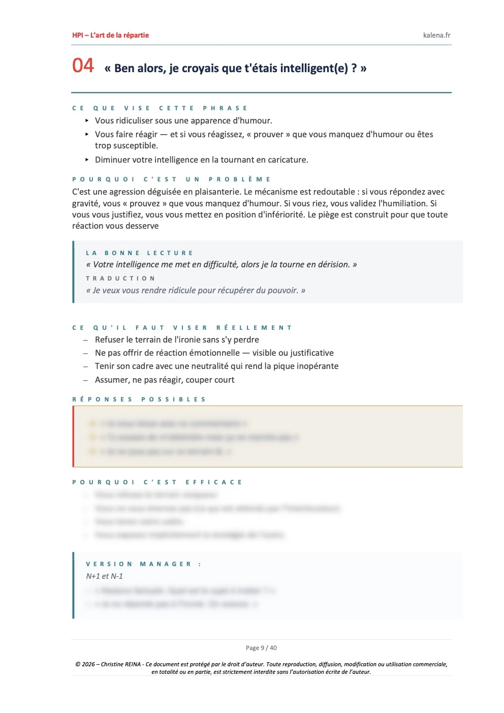 Guide HPI <br/> L'art de la répartie – Image 4